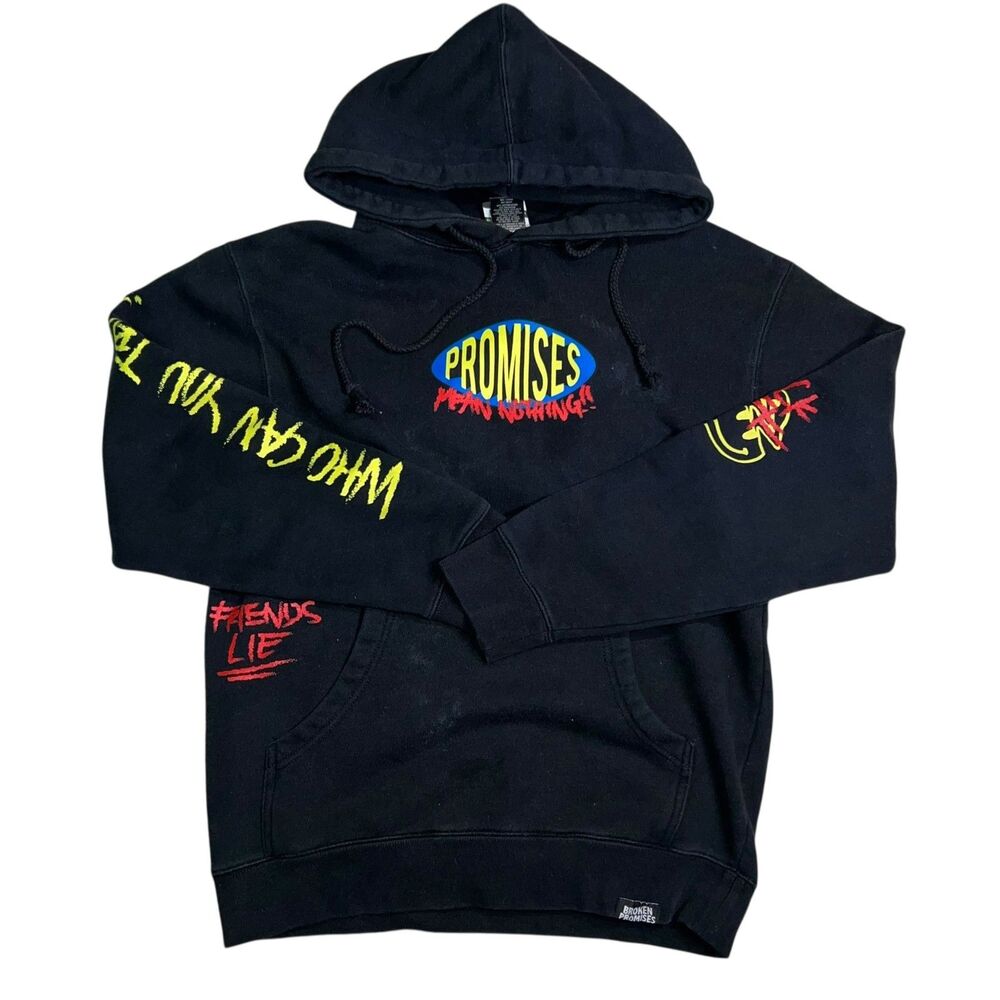 Black Graphic Hoodie